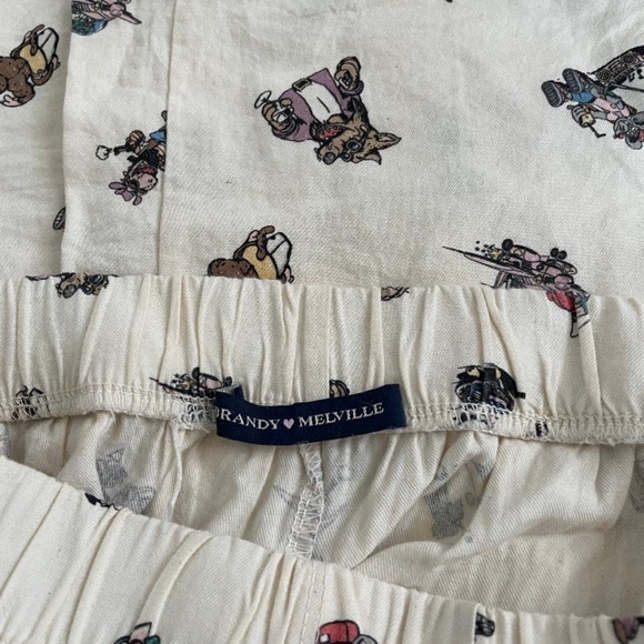 Brandy Melville P.J. Bottoms, Cotton, draw string, One Size - Picture 2 of 5